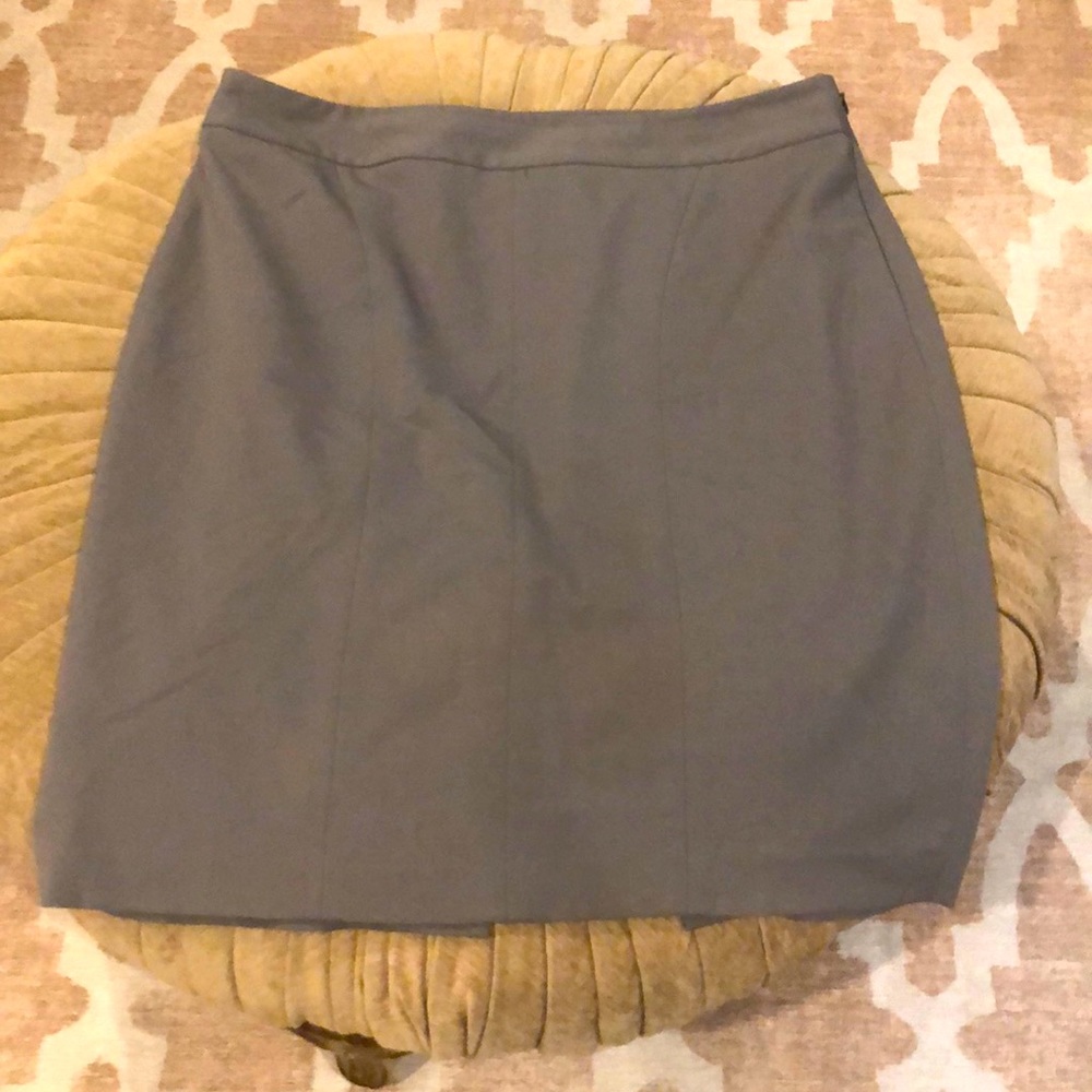 Grey suit skirt